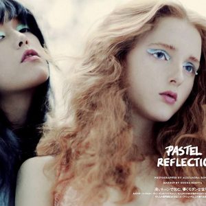 Vogue Japon. Photo: Alexandra Sophie - Makeup: Houda Remita pour D-mai Paris, école de maquillage