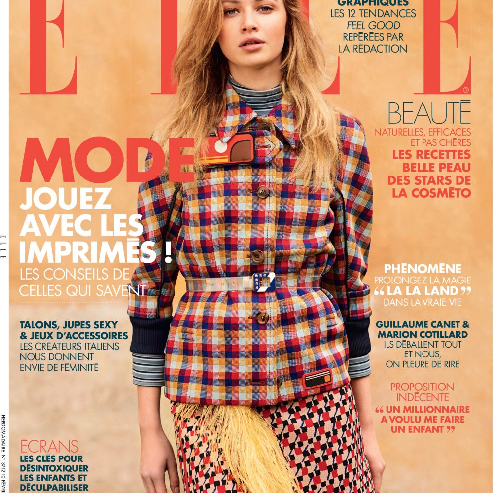 ELLE. Photo : Serge Le Blond - Maquillage : Kathy Le Sant.